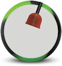 Bullet core in the White Dot - Lime Swirl